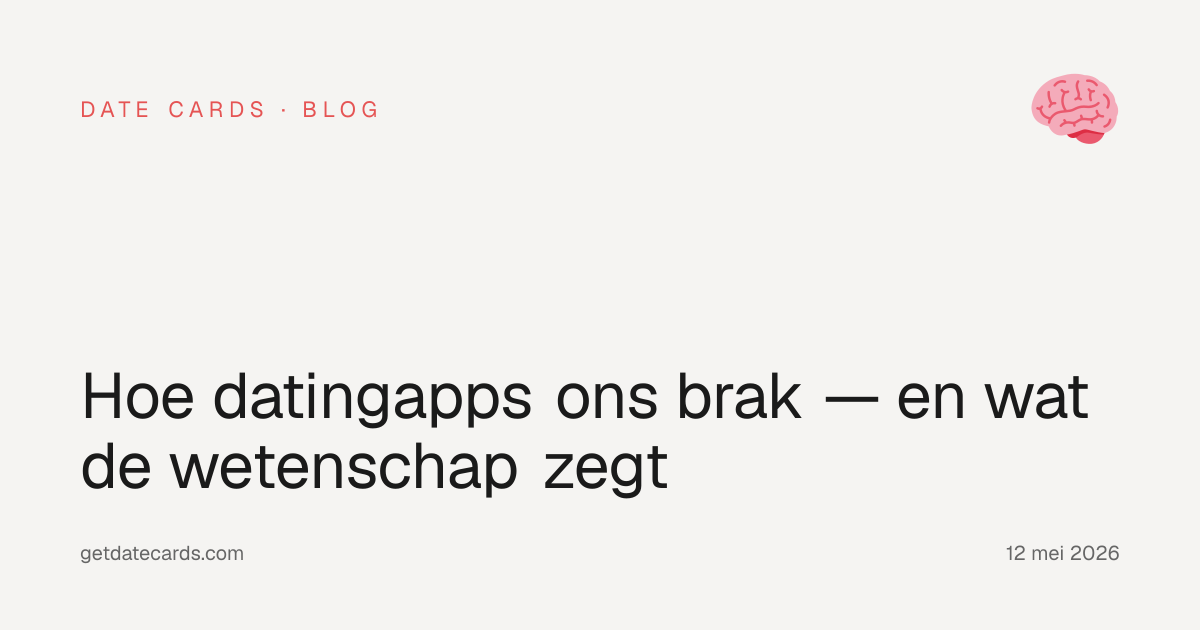 Hoe datingapps ons brak — en wat de wetenschap zegt